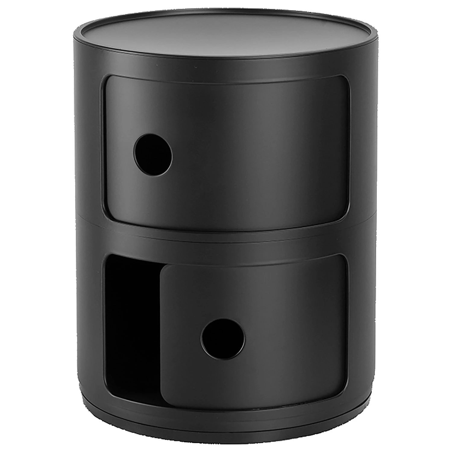 Kartell Componibili Modular System 2 Compartments, Matt Black 4 Kartell Componibili Modular System 2 Compartments, Matt Black – Bild 2