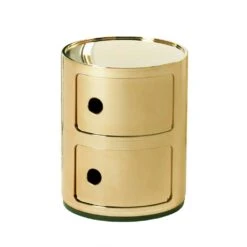 Kartell Componibili Aufbewahrung 2-Fach, Gold