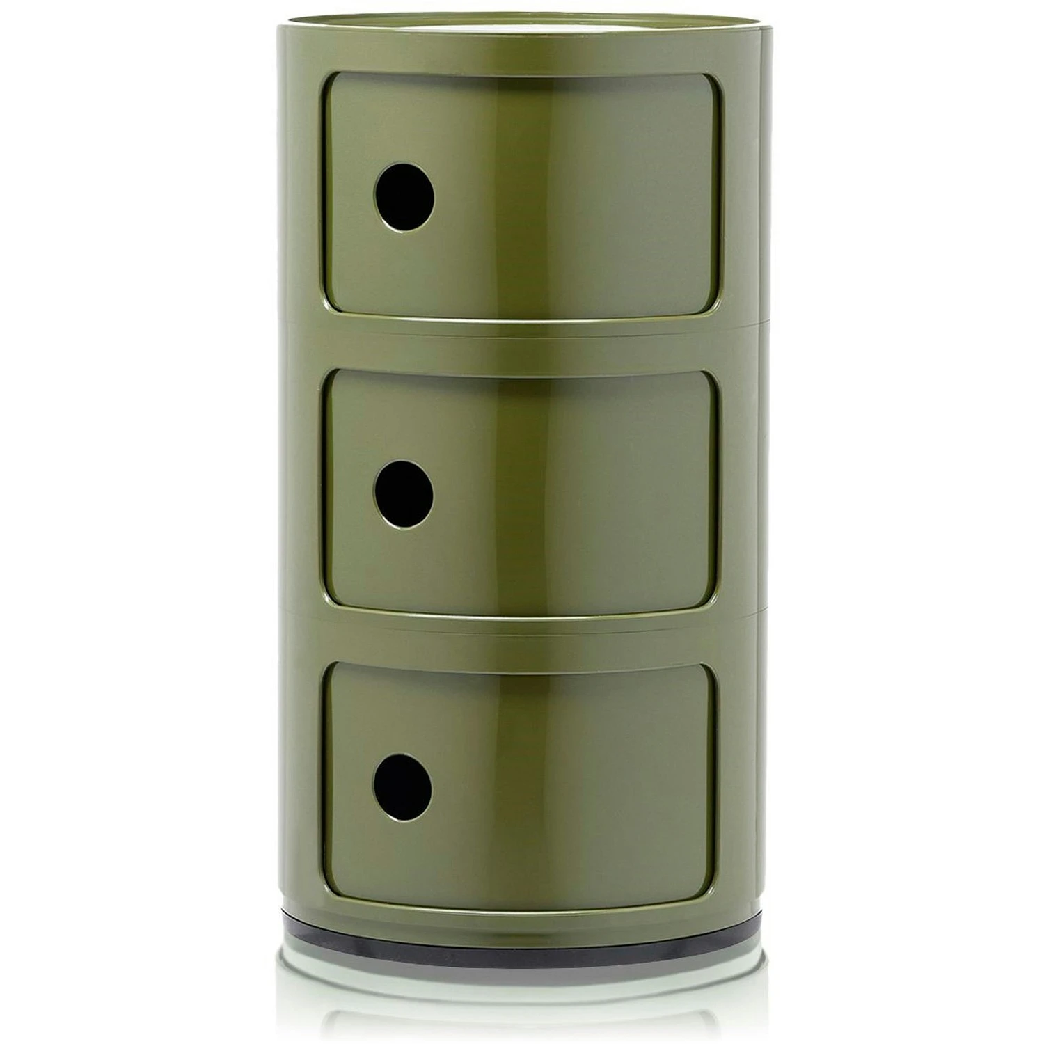Kartell Componibii Aufbewahrung 3-Fach, Grün 3 Kartell Componibii Aufbewahrung 3-Fach, Grün