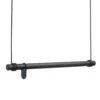 LIND DNA Swing Kleideranhänger 80cm, Schwarz/Schwarzes Lede -Möbelgeschäft lind dna swing kleideranhanger 80cm schwarz schwarzes lede 6