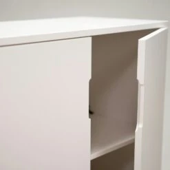 Aoko Schränkchen Weiß, Abgedeckte Türen -Möbelgeschäft mavis aoko schrank weier lack 12