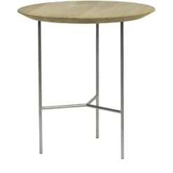 Tribeca Beistelltisch Rustikal Geölte Eiche / Geseifte Eiche, 47 Cm