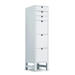 Falsterbo Chest Of Drawers, 6 Drawers, White Lacquer