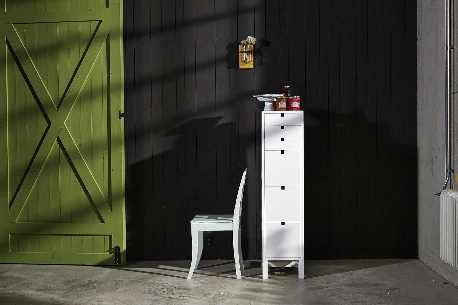 Falsterbo Chest Of Drawers, 6 Drawers, White Lacquer 5 Falsterbo Chest Of Drawers, 6 Drawers, White Lacquer – Bild 3