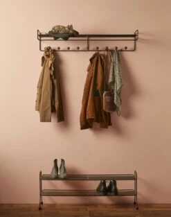 Maze Bill Hutablage L 102 Cm, Schwarz / Walnut -Möbelgeschäft maze bill hutablage 17