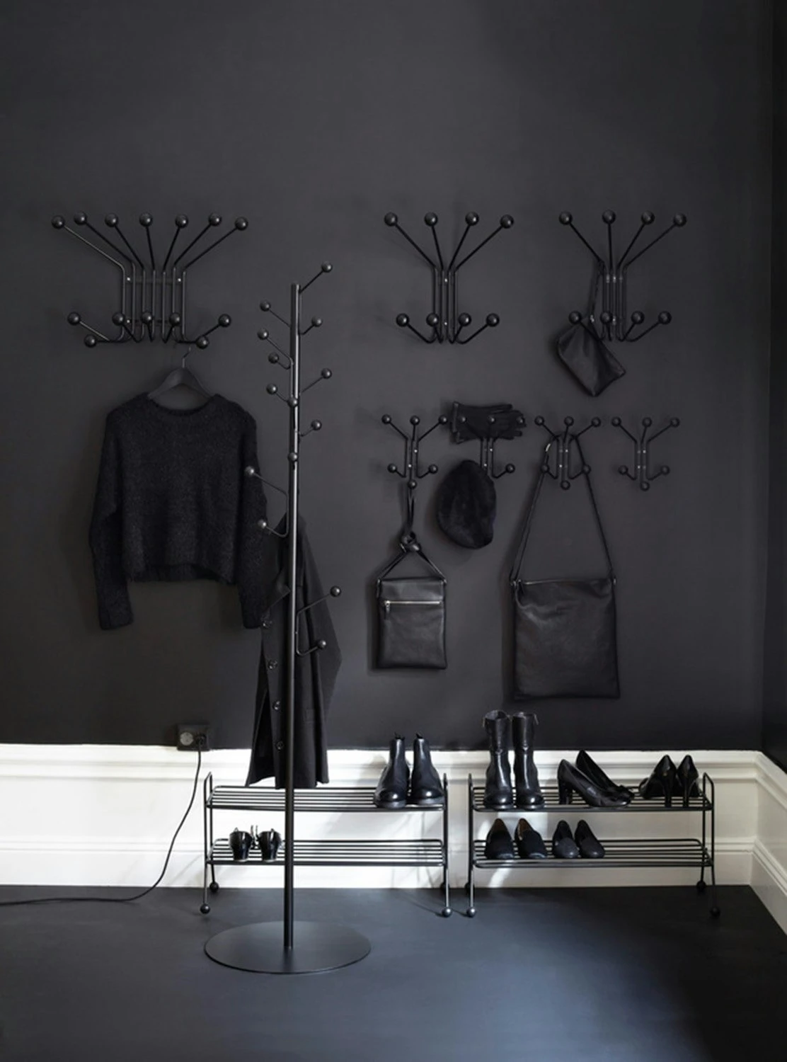 Maze Bill XS Wandhaken, Schwarz 7 Maze Bill XS Wandhaken, Schwarz – Bild 5