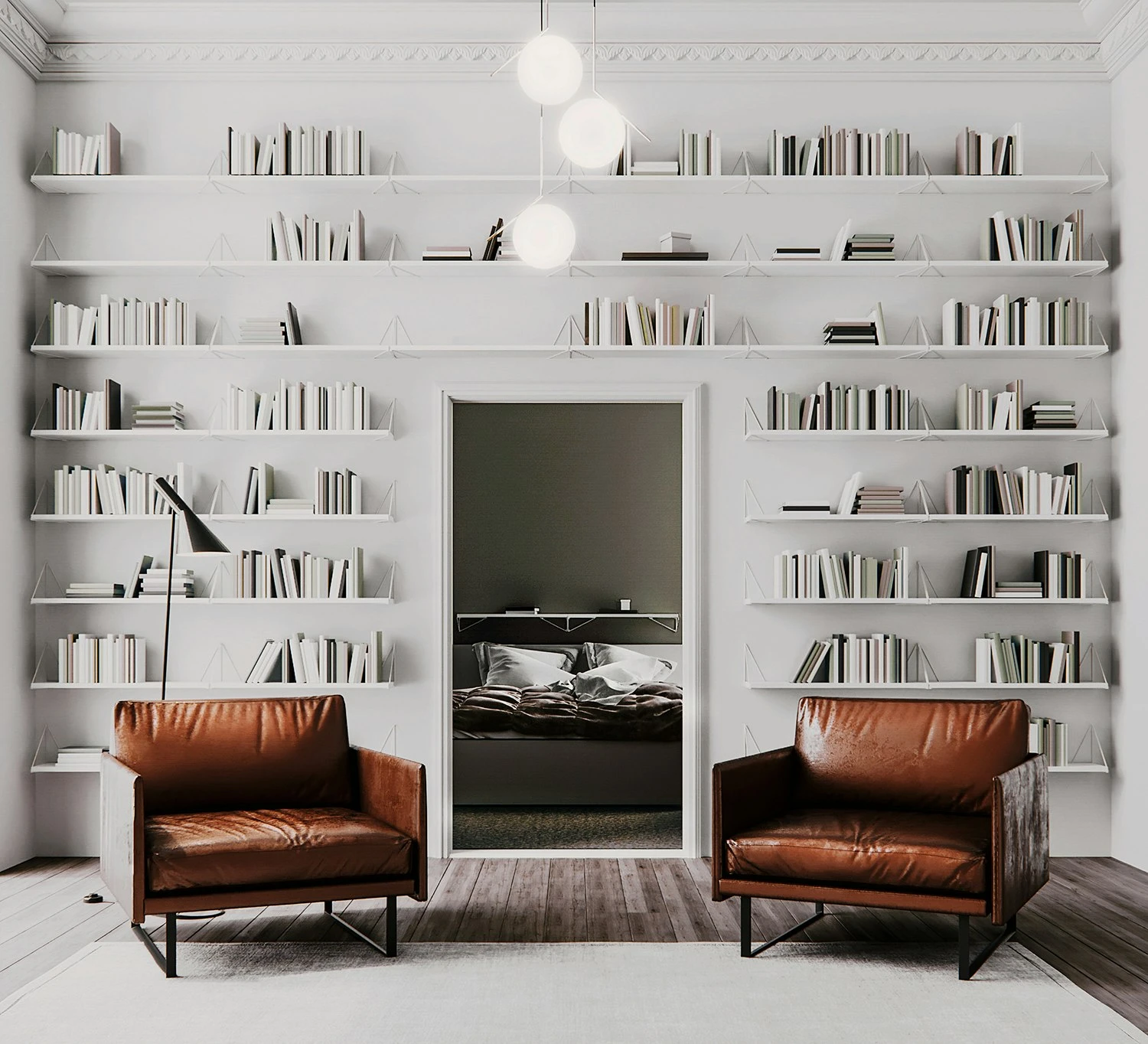 Maze Pythagoras Regal-Set, Weiß 4 Maze Pythagoras Regal-Set, Weiß – Bild 2