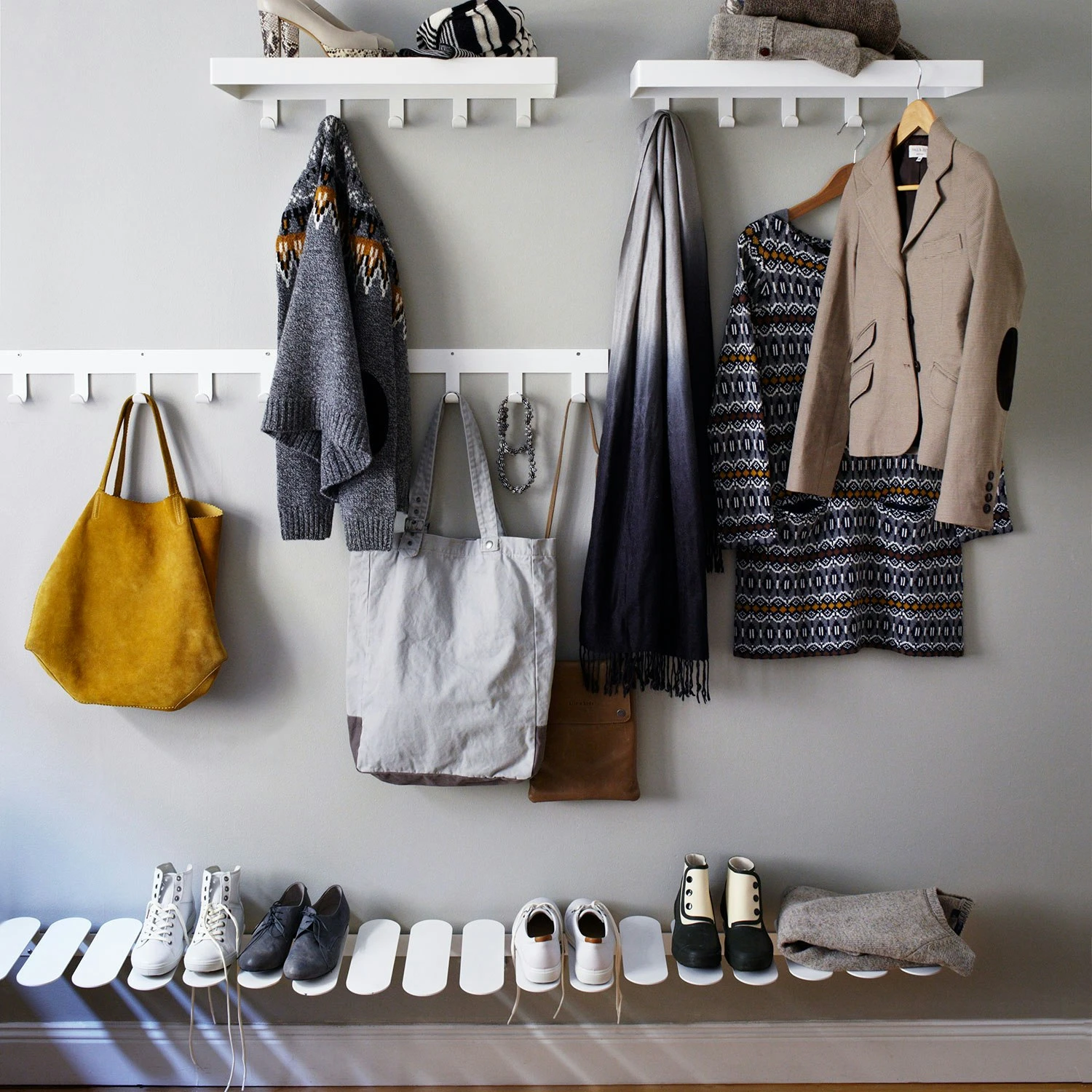 Maze Step Schuhregal, Weiß 6 Maze Step Schuhregal, Weiß – Bild 4