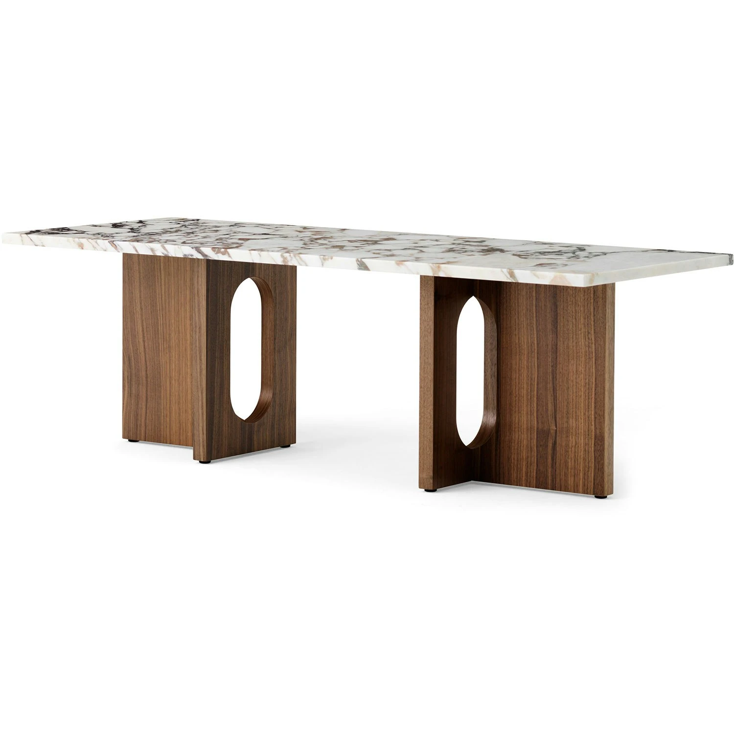 Menu Androgyne Loungetisch, Walnussholz / Calacatta Viola 4 Menu Androgyne Loungetisch, Walnussholz / Calacatta Viola – Bild 2