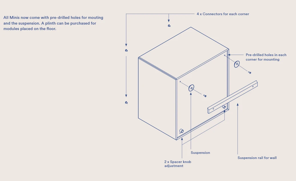 MONTANA Mini 1005 Regal Mit Einer Schublade, New White 6 MONTANA Mini 1005 Regal Mit Einer Schublade, New White – Bild 4