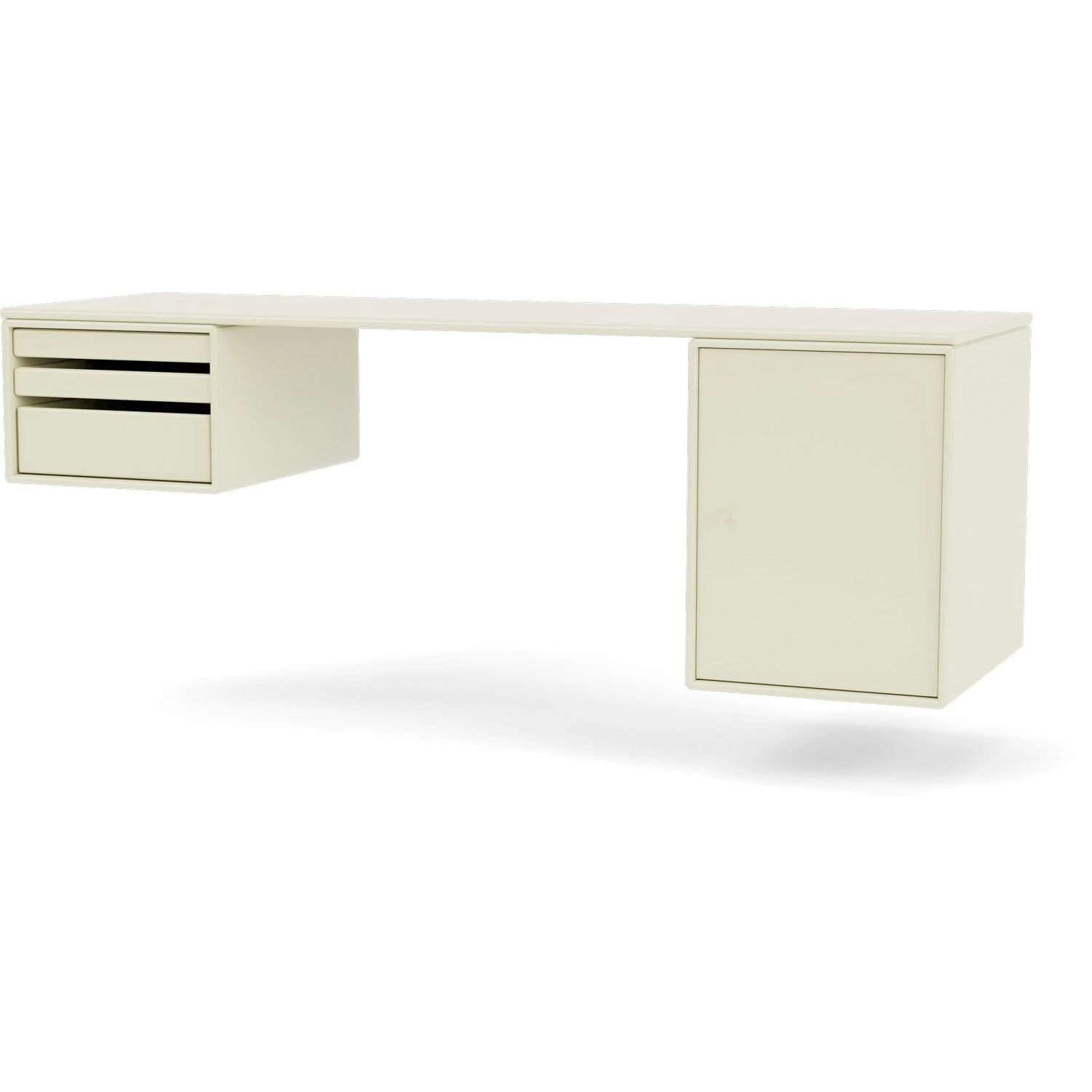 MONTANA Workshop Schreibtisch Zum Aufhängen, Vanilla 3 MONTANA Workshop Schreibtisch Zum Aufhängen, Vanilla