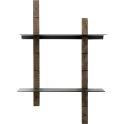 Muubs Oaks Bücherregal Dunkel Gebeizte Eiche, H90 Cm -Möbelgeschäft muubs oaks bookshelf dark stazed oak 3