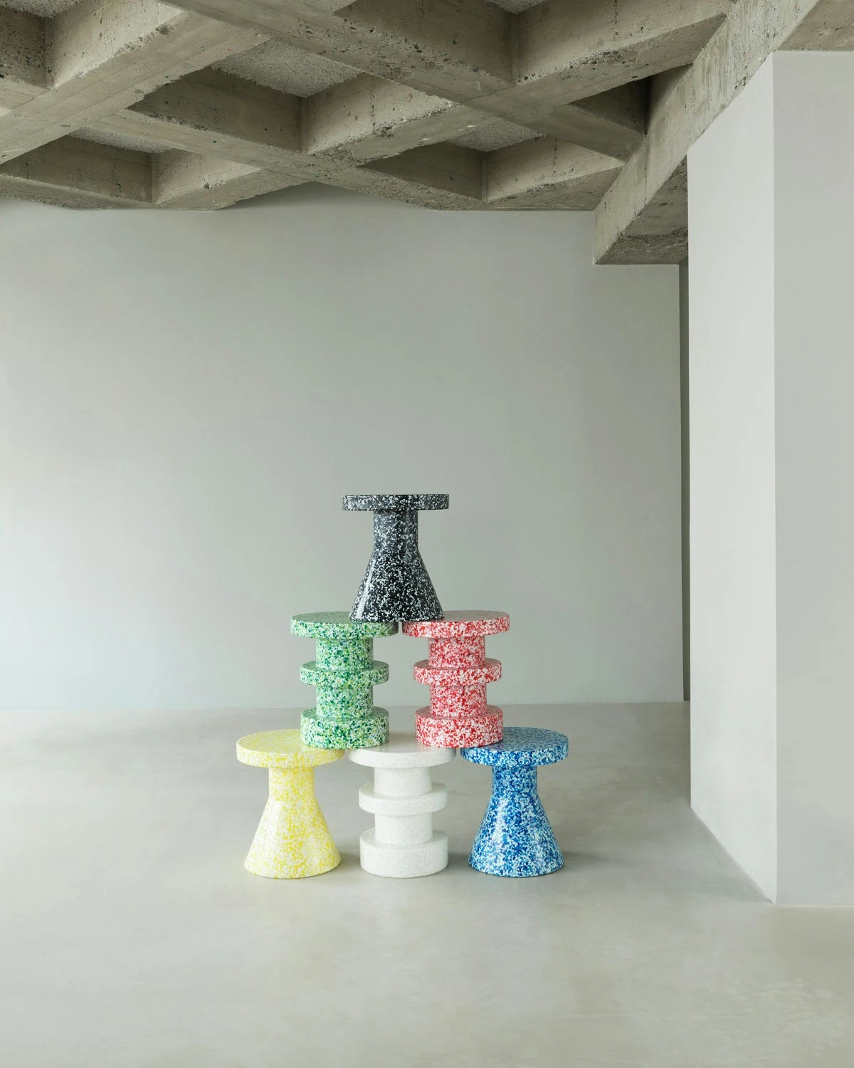 Normann Copenhagen Bit Hocker / Beistelltisch, Kegelförmig, Blau 5 Normann Copenhagen Bit Hocker / Beistelltisch, Kegelförmig, Blau – Bild 3