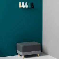 Normann Copenhagen Curve Haken 17,7x5,3 Cm, Weiß -Möbelgeschäft normann copenhagen curve kleideraufhanger asche 10