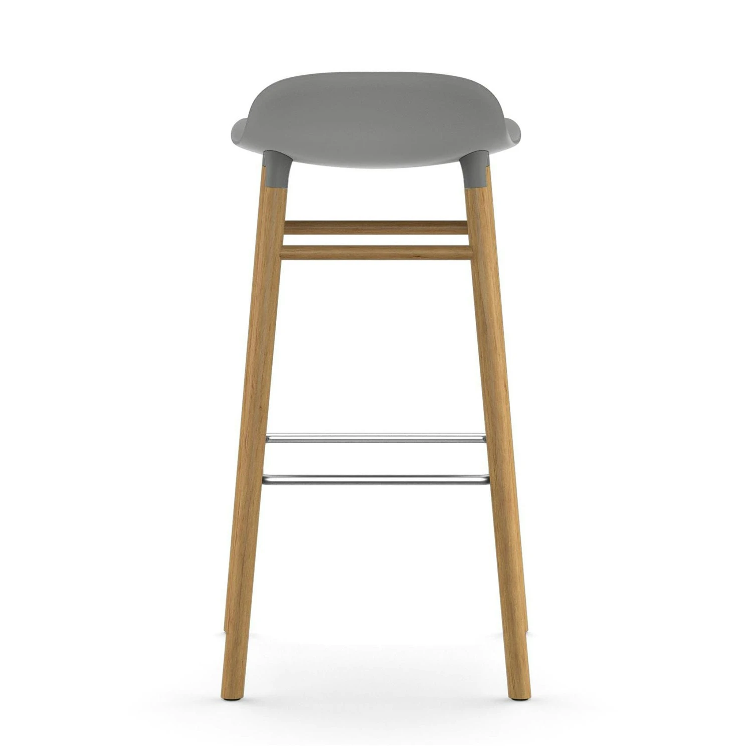 Normann Copenhagen Form Barhocker 75cm, Schwarz/Eiche 5 Normann Copenhagen Form Barhocker 75cm, Schwarz/Eiche – Bild 3