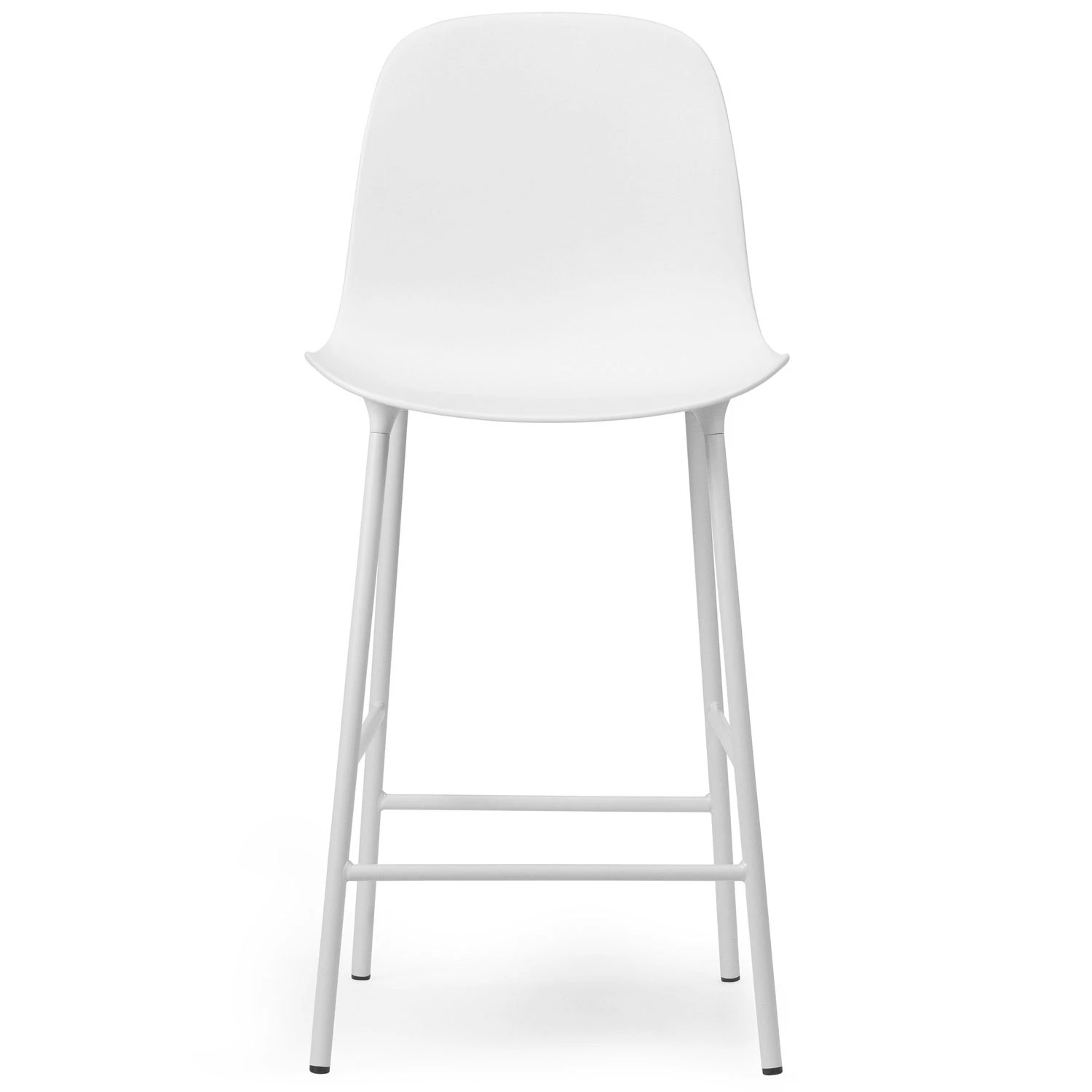Normann Copenhagen Form Barhocker Hoher Rücken 65 Cm Stahl, Weiß 4 Normann Copenhagen Form Barhocker Hoher Rücken 65 Cm Stahl, Weiß – Bild 2