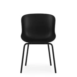 Normann Copenhagen Hyg Stuhl Stahl, Schwarz