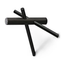 Normann Copenhagen Sticks Haken 2er-Pack, Schwarz