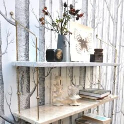 OX Denmarq Morse Regal, Weiss/Messing 8 OX Denmarq Morse Regal, Weiss/Messing -Möbelgeschäft ox denmarq morse regal grun messing 3