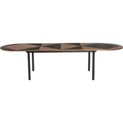 Tavla Tisch 100x300 Cm, Natur / Schwarz