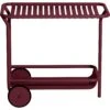 Week-End Servierwagen, Burgunderrot -Möbelgeschäft petite friture week end servierwagen 1
