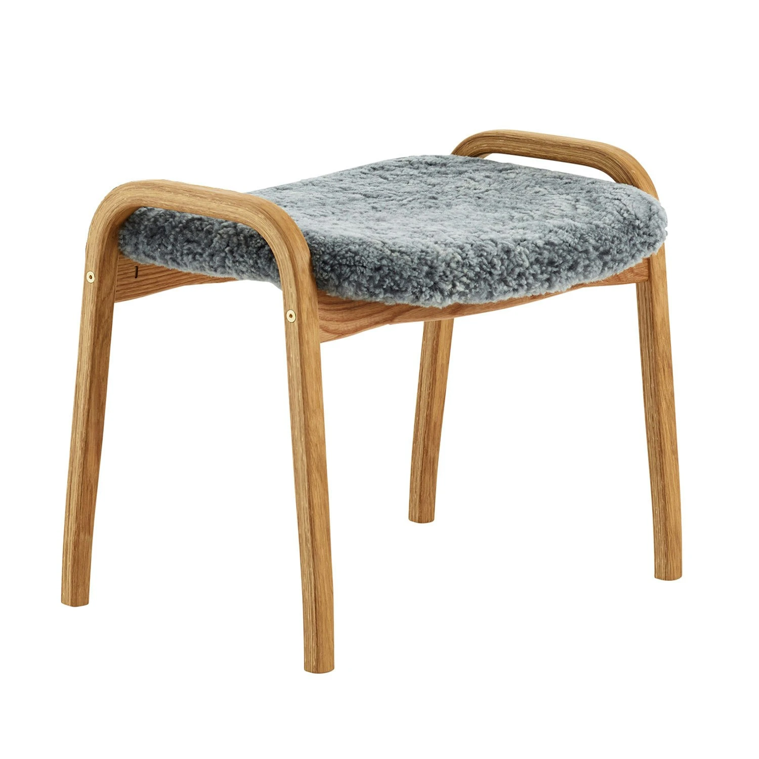 Swedese Lamino Hocker Schafsfell/Eiche, Scandinavian Grey 3 Swedese Lamino Hocker Schafsfell/Eiche, Scandinavian Grey