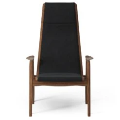 Swedese Lamino Sessel, Walnussholz / Romo Linara 164 -Möbelgeschäft swedese lamino sessel walnussholz romo linara 164 2