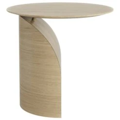 Swedese Savoa Beistelltisch Ø54 Cm, Eiche Natur -Möbelgeschäft swedese savoa bord 64cm hojd 45cm 9