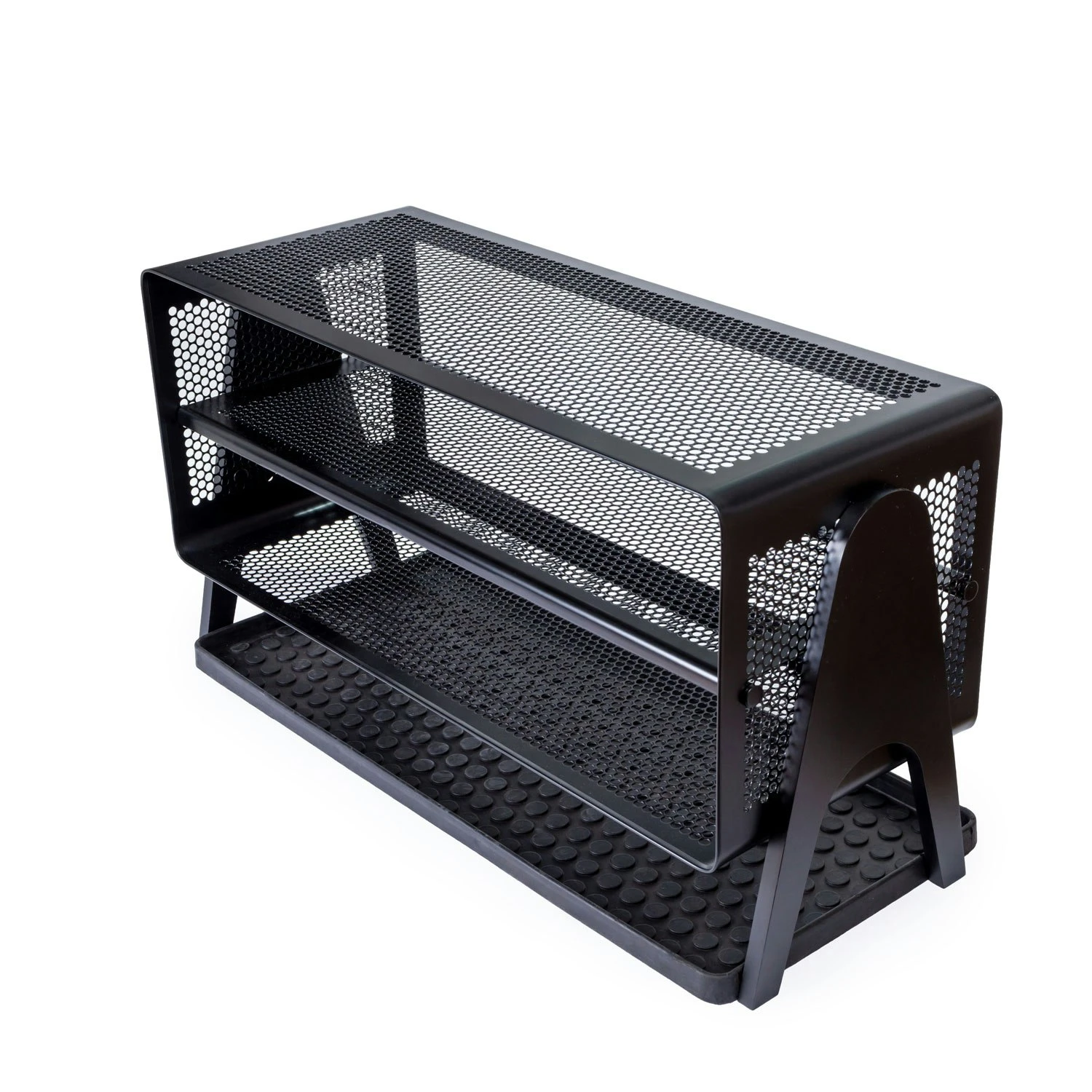 Floor Schuhregal 92x35x50 Cm, Schwarz 5 Floor Schuhregal 92x35x50 Cm, Schwarz – Bild 3