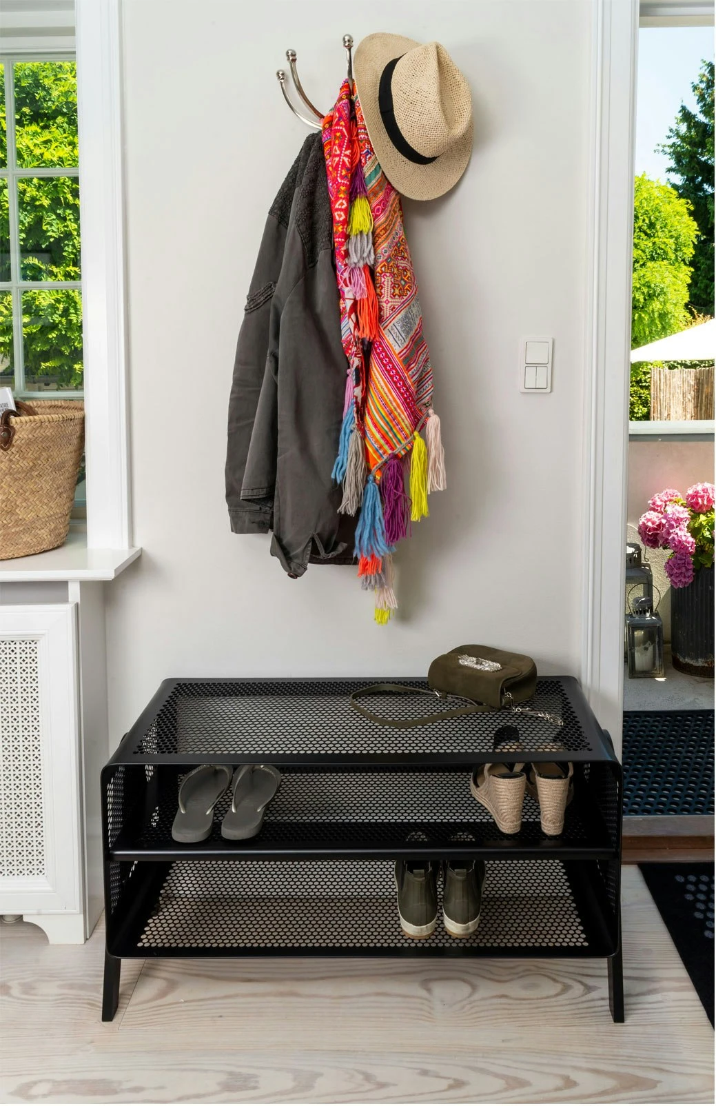 Floor Schuhregal 92x35x50 Cm, Schwarz 8 Floor Schuhregal 92x35x50 Cm, Schwarz – Bild 6