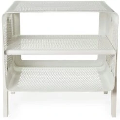 Floor Shoe Rack 50x35x50 Cm, White