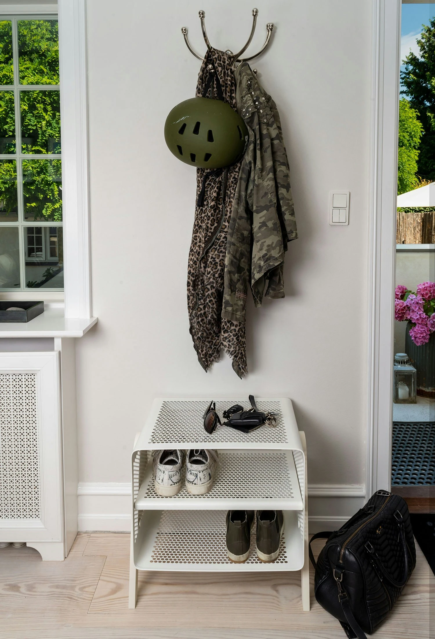 Floor Shoe Rack 50x35x50 Cm, White 4 Floor Shoe Rack 50x35x50 Cm, White – Bild 2