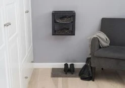 Shoe Rack 35x27x35 Cm, Black -Möbelgeschäft tica copenhagen shoe rack black 6