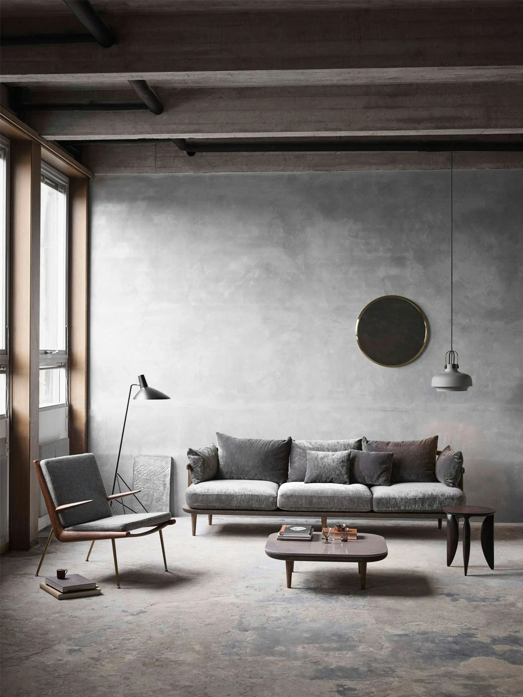 &Tradition Boomerang HM2 Loungesessel, Walnussholz / Nvsr T18011-002 4 &Tradition Boomerang HM2 Loungesessel, Walnussholz / Nvsr T18011-002 – Bild 2