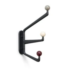 &Tradition Capture SC75 Haken 3 Arme, Large, Grafitfarben/Multi