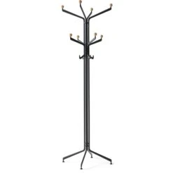 &Tradition Capture SC77 Kleiderständer, Grafitfarben/Eiche