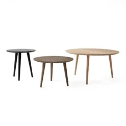 &Tradition In Between SK15 Kaffeetisch 90cm, Schwarz Lackierte Eiche -Möbelgeschäft tradition in between sk15 kaffeetisch 90cm 1