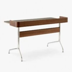 &Tradition Pavilion AV17 Schreibtisch, Iron / Walnut / Chrome Legs -Möbelgeschäft tradition pavilion av17 schreibtisch 8