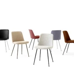 &Tradition Rely Stuhl HW6, Chrom / Schwarz -Möbelgeschäft tradition rely stuhl hw6 chrom 2