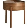 Woud ARC Beistelltisch, Walnussfarben -Möbelgeschäft woud arc beistelltisch 1