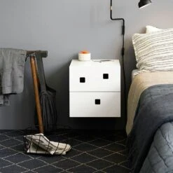 Peep S1 Nachttisch, Angel White/Oak 11 Peep S1 Nachttisch, Angel White/Oak -Möbelgeschäft zweed peep s1 nachttisch slate grey oak 1 1