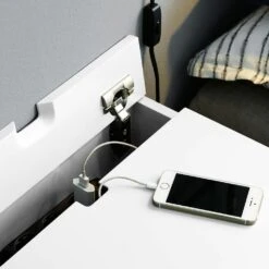 Peep S1 Nachttisch, Slate Grey/Oak -Möbelgeschäft zweed peep s1 nachttisch slate grey oak 2