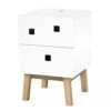 Peep S1 Nachttisch, Angel White/Oak 1 Peep S1 Nachttisch, Angel White/Oak -Möbelgeschäft zweed peep s1 nachttisch slate grey oak 4