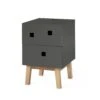 Peep S1 Nachttisch, Slate Grey/Oak -Möbelgeschäft zweed peep s1 nachttisch slate grey oak 8